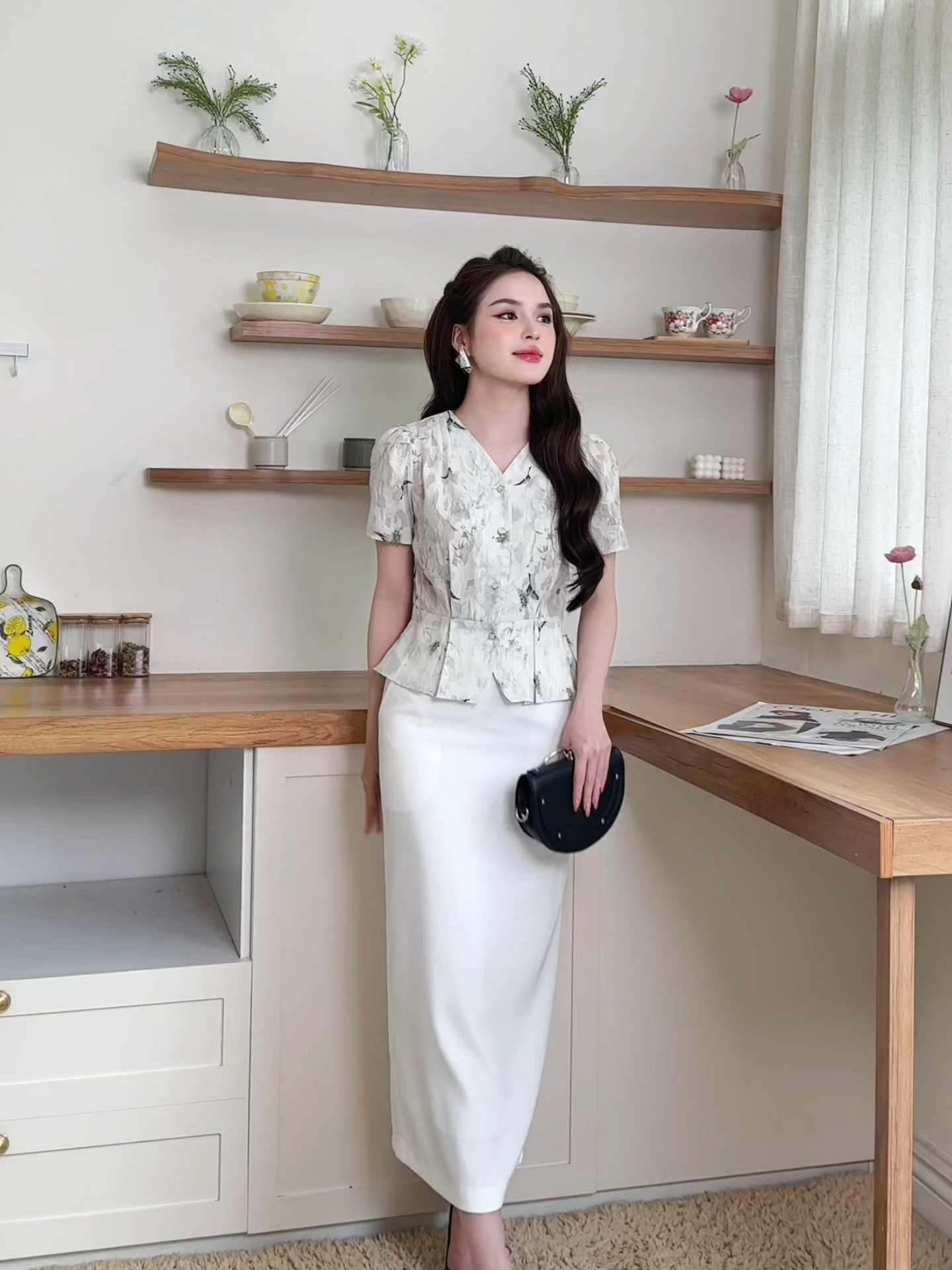 Top những chiếc áo mà nàng công sở hiện đại không nên bỏ qua Top 1:  #nkfashion #thoitrangcongso #thoitrangcongsonu #videohangthoitrang #xuhuongtiktok #OOTD #somi