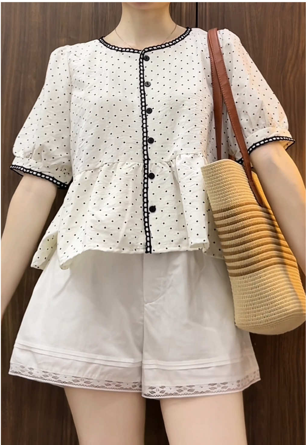 Babydoll chấm bi 🌻🌸🌥️✨ #phoidoxinh #reviewthoitrang #aosomi #babydoll #aochambi 