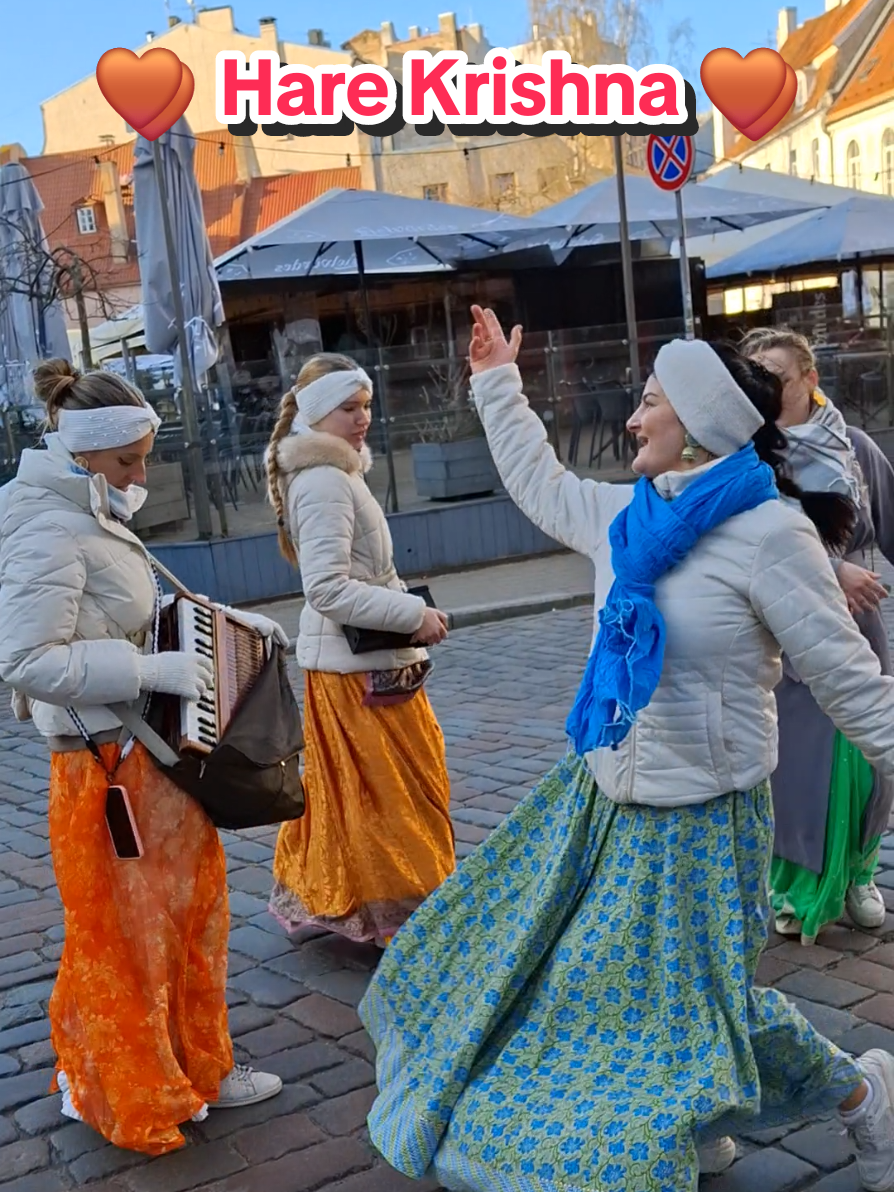 Maha Harinama, chanting of the Holy Names of the Lord in the Old Town of Riga, April 4, 2025. #mahaharinama #latvia #riga #harinama #harekrishna #латвия #рига #махахаринама #харинама #харекришна #харекришнарига 