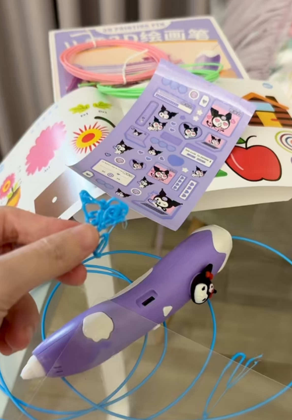 Ang cute nitong 3D Painting pen ni Abree!🎀 #3d #3dpainting #kidsoftiktok #tiktokfindsph  #mybestmommylife 