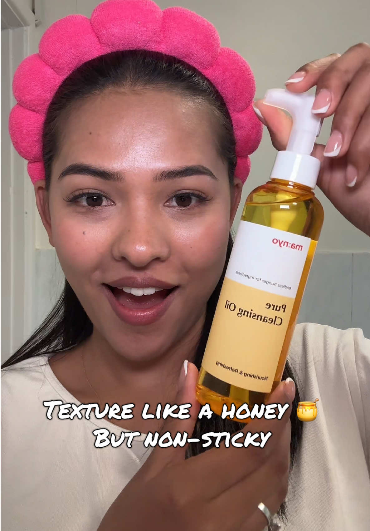 Gentle and refreshing cleansing oil from @ma:nyo global ✨ Product name : Man:yo Pure cleansing oil Get yours from ‘’Amazon“ #trend #fypシ #fypage #manyo #cleansingoil #oilcleanser #primeday #satisfying #amazonprime #uklife🇬🇧 