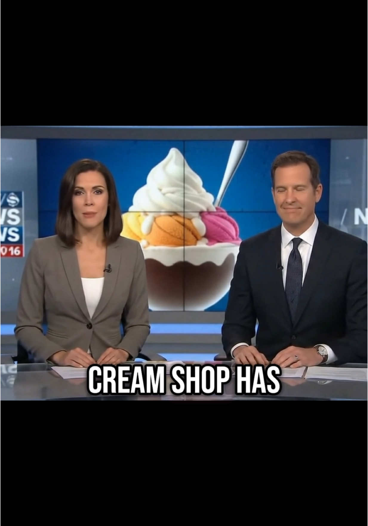 The anchor seemed a little too excited…