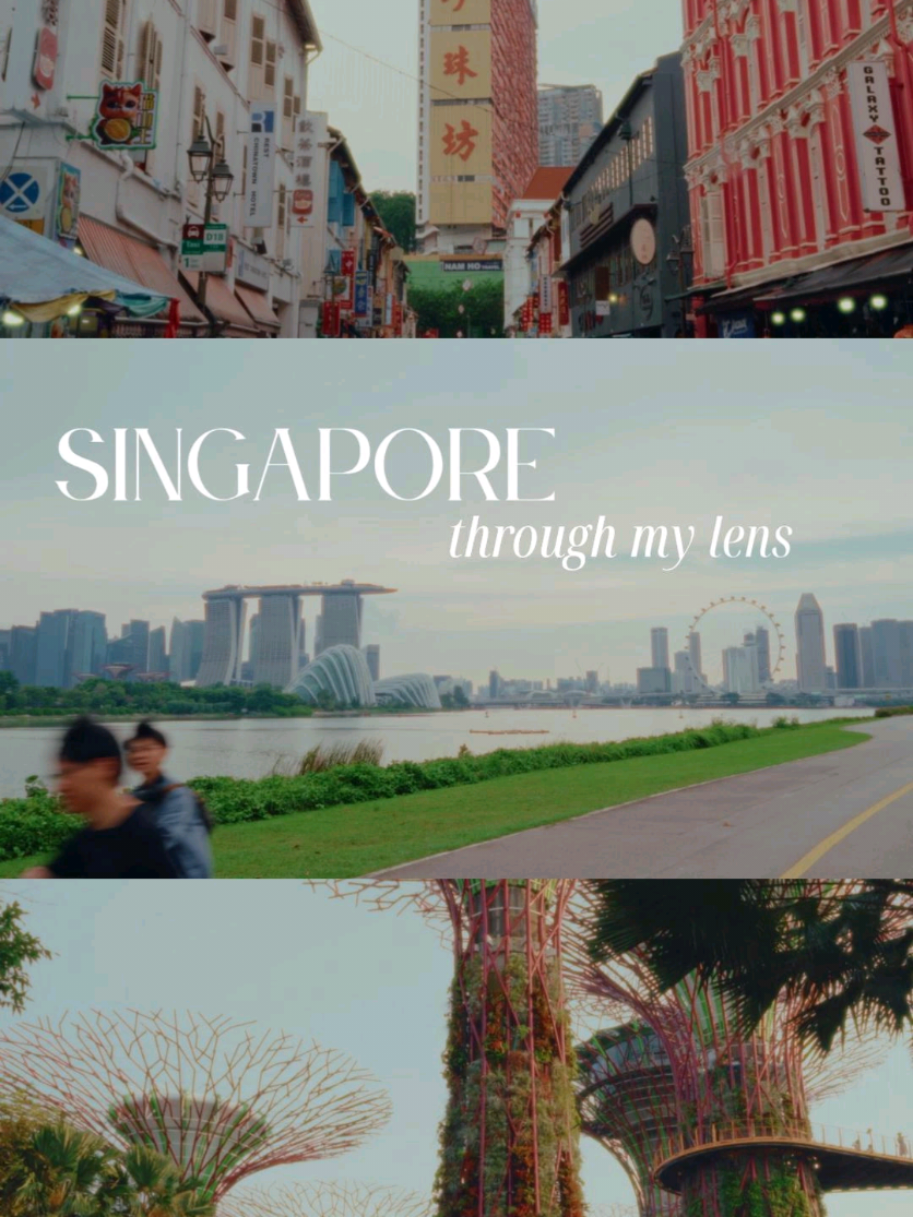 Singapore Through My Lens 🇸🇬🎥 Here's a short reel featuring some of the gems I was able to see when I visited 2 weeks ago. ✨ #fyp #travel #singapore #explore #videography #cinematic #film 