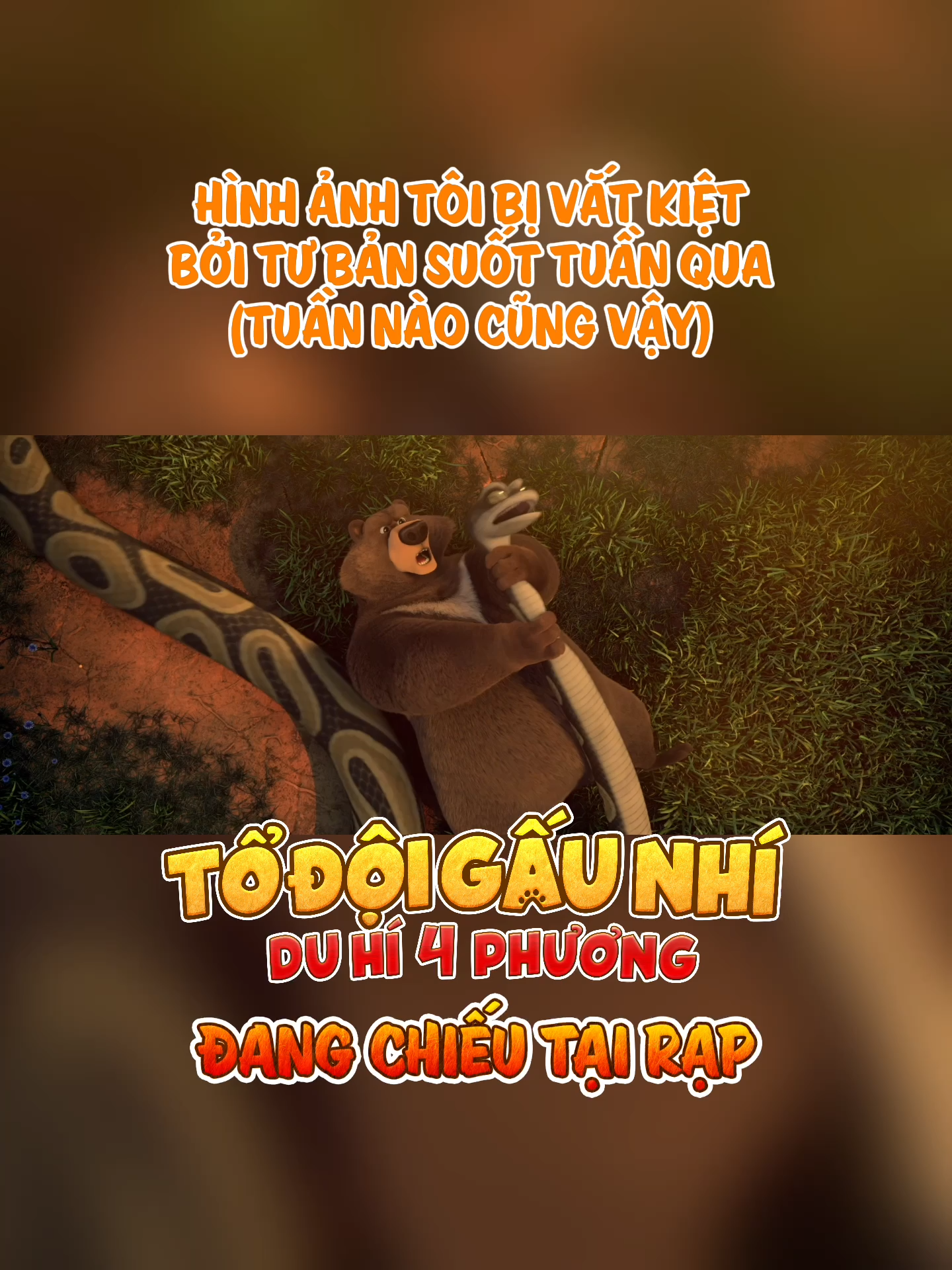 TƯ BẢN VẮT KIỆT SỨC TÔIII —- 🌍 Tổ Đội Gấu Nhí: Du Hí 4 Phương 📅 ĐANG CHIẾU TẠI RẠP #BigTrip #BigTrip3 #ToDoiGauNhi #MockingbirdPictures