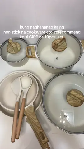 10pcs. set GiPP non stick cookware #nonstickpan #nonstickpans #nonstickwokpan #nonstickcookware #KitchenHacks #kitchenware #recommendations #householditems 