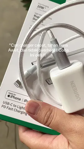#ugreen #chargeriphone #ugreenfastcharging #pastilaku 