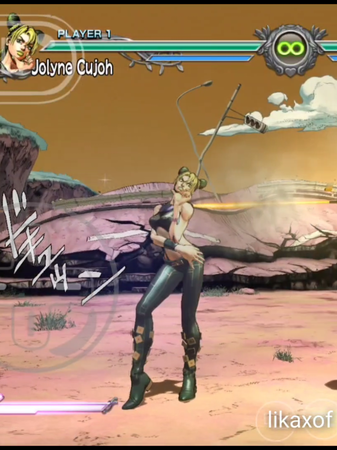 jolyneeeee🫦🫦🫦 #jojosbizarreadventure #jjba #jolyne #jolynecujoh #jojopose #untouchable #emulator #yuzu 