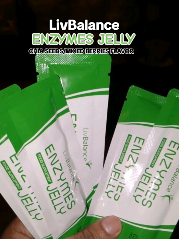 LivBalance Enzymes Jelly is a dietary supplement marketed for its potential benefits in improving digestion, boosting metabolism, and aiding detoxification.  It's available in a mixed berries flavor and comes in boxes of five jellies. The product contains Brazilian plant enzymes, chia seeds, and other ingredients such as camellia sinensis, garcinia cambogia, and white kidney beans. #livbalance #enzymesjelly #foodsupplement #livbalanceenzymesjelly #dietarysupplement #improvedigestion #boostmetabolism 