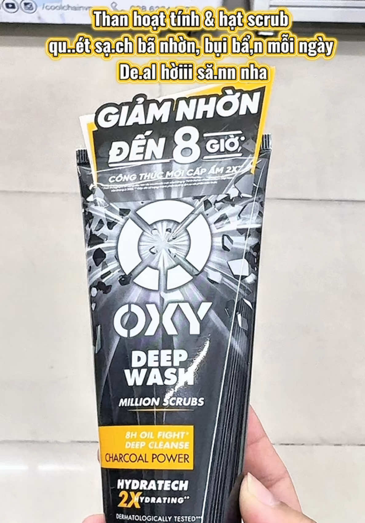 sữa rửa mặt Oxy Deep wasn #vanimini #ypfッ #tiktokviral #xuhuong #lamdep #chamsocda #suaruamat #suaruamatnam #suaruamattrimun #oxy 