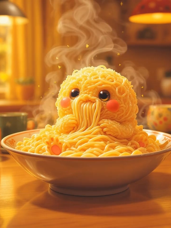Noodles Doodles! #fy #foryou #AI #riyadh🇸🇦