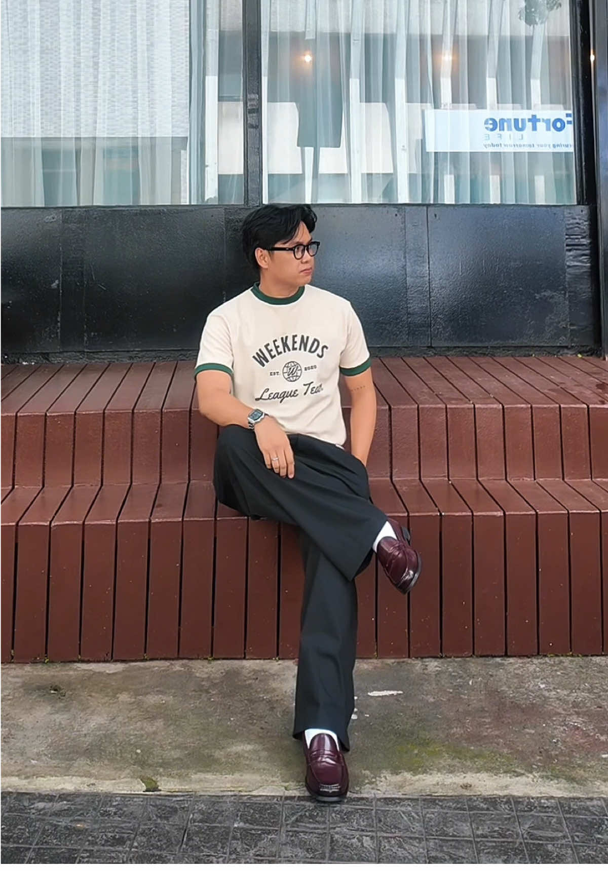 Keeping it simple and clean with this shirt from @WKNDS Wear 👌  #OOTD #menstyle #mensfashion #fyp #outfitideas #simplefits #outfitinspo #ChillVibes #MinimalStyle