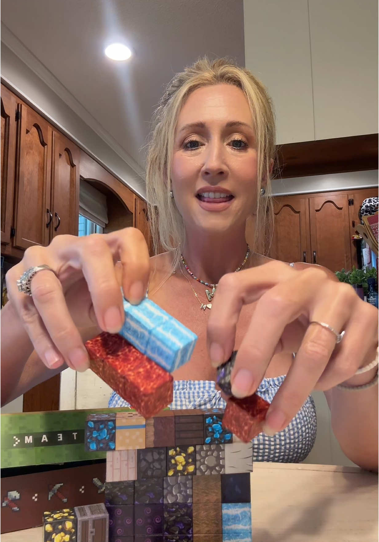 For kids that love building! #magneticbuildingblocks #tiktokshop #kidstoys #buildingblocks #stem 