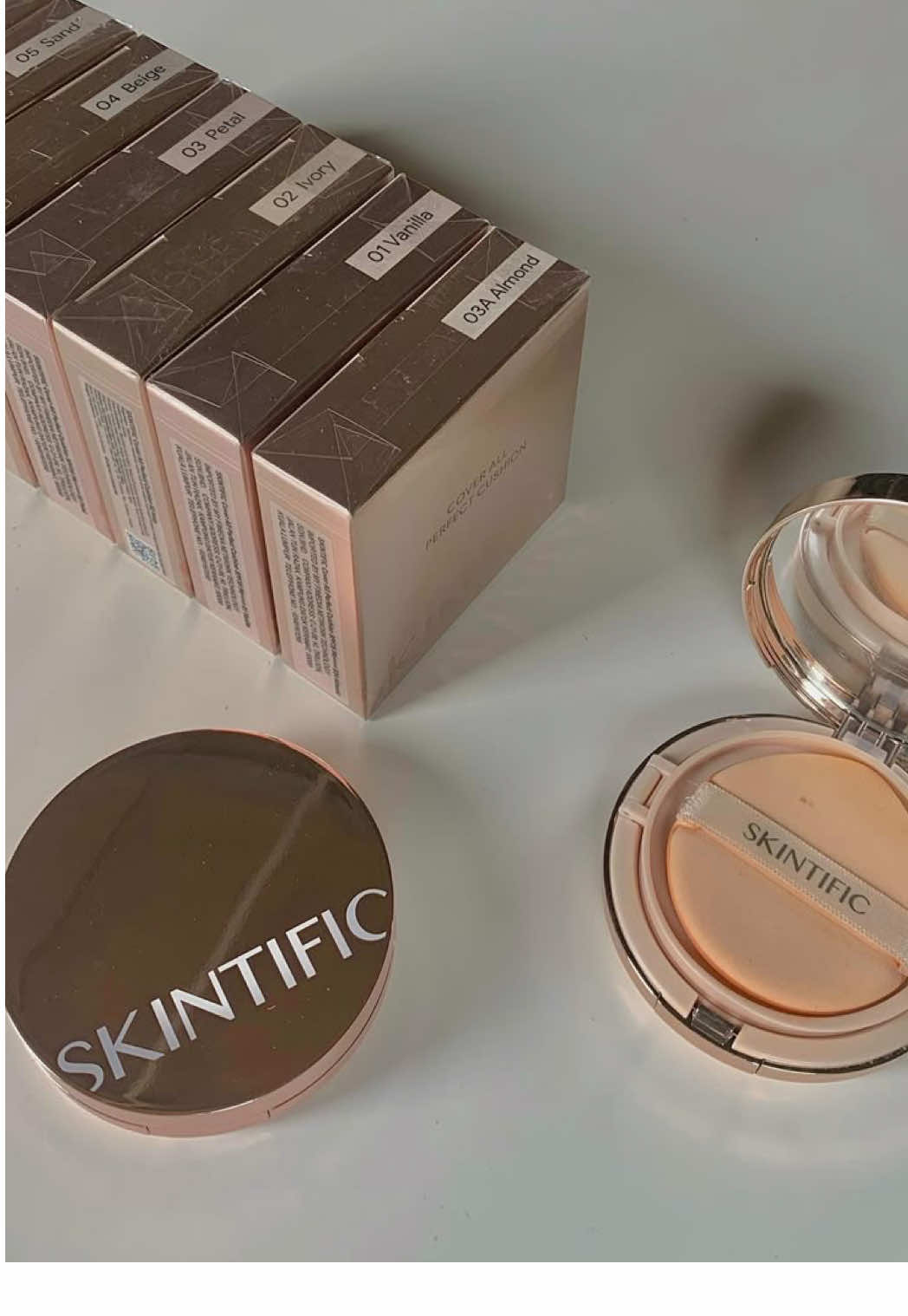 I’m obsessed with how this @Skintific Official blends so seamlessly while giving full coverage in just one tap! The Rubycell puff + Nano Silicone tech = flawless finish that lasts. ✨ Alcohol-free, Fragrance-free, Paraben-free #MakeupHack #FlawlessSkin #CushionFoundation #SeamlessBlend #HighCoverage