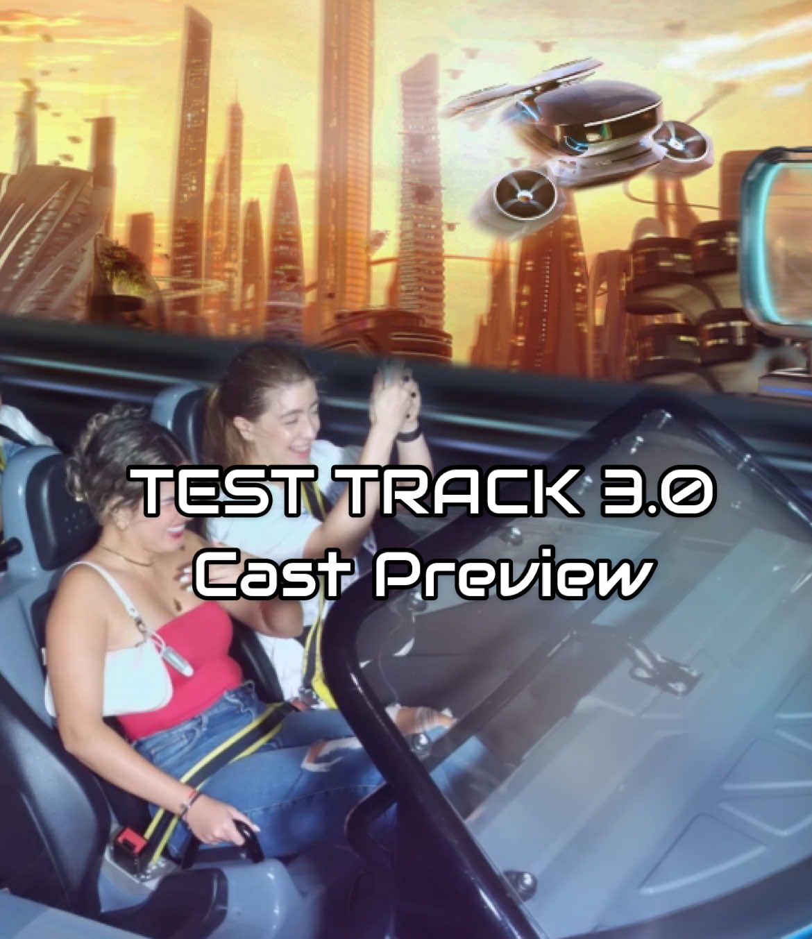 Así se ve TEST TRACK 3.0 🏁 Si eres fan de la velocidad extrema, no te puedes perder esta atracción.  Completamente renovada y lista para hacerte gritar. 📅 Abre al público este 22 de julio en EPCOT. ¿Estás listo para poner a prueba tu adrenalina? ⚡️ #testtrack #epcot #wdw #castpreview #generalmotors #vlogday #viralvideos #parquesdeorlando #orlando #vacaciones #atracciones #rides #nuevaatracción #disneyparks #castmember #fyp #tiktok 