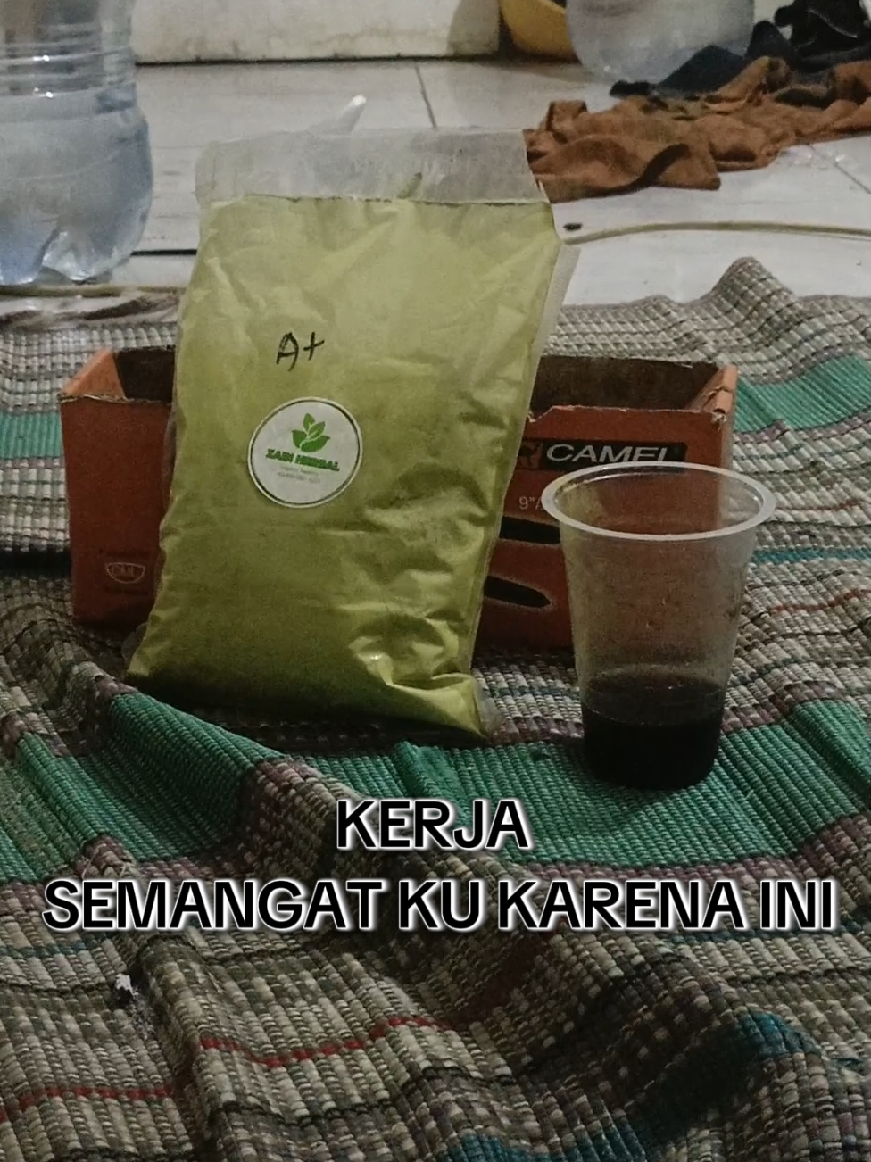 kerja kalian gak semangat,  coba minum ini di jamin langsung semangat #keratom #tehhijau 