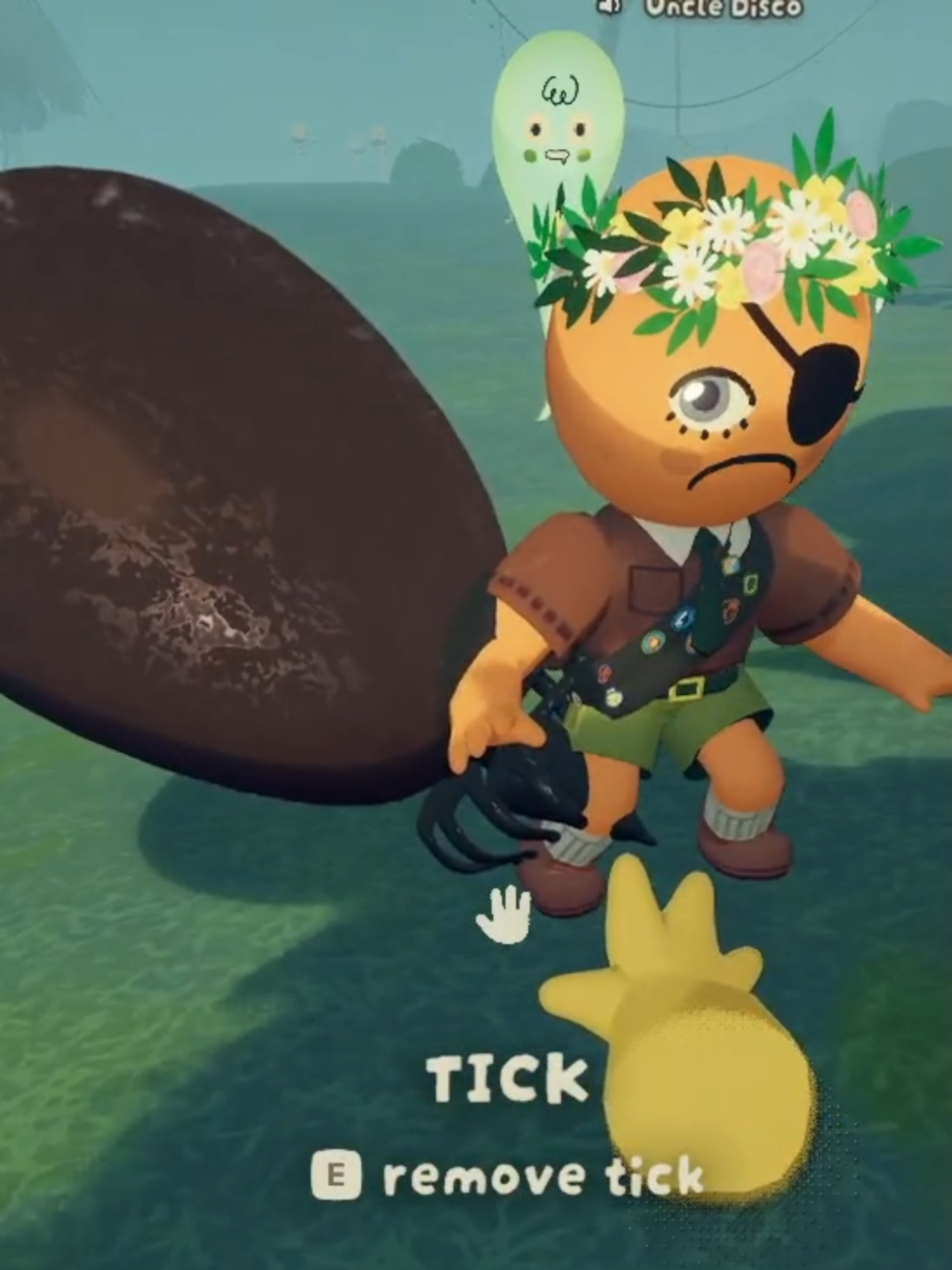 Have you ever seen a larger tick? #peakgameplay #peakgame #peakupdate #peakbeta #landfallgames #PEAK #fyp