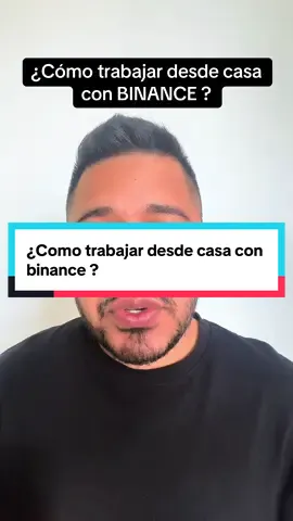 Estoy en vivo, explicándote cómo puedes trabajar desde casa con la aplicación de Binance. Si deseas aprender  comenta YO sígueme para que  Tiktok te avise cuando yo esté en vivo y en dire
