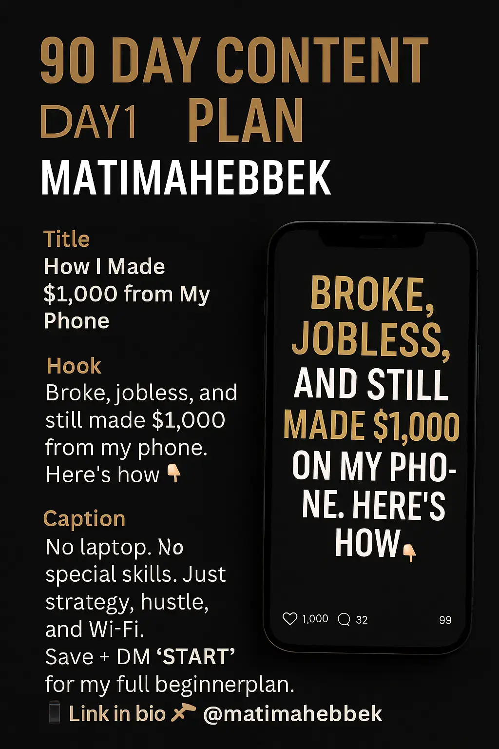 No laptop. No special skills. Just hustle, strategy, and Wi-Fi. 💻📱 Here’s what I did (and what I’d do again if I had to start from zero). 🖤 Save + DM “START” for my full beginner plan. 🔗 Link in bio @divasboutiques  #MakeMoneyOnline #SideHustleTips #DigitalIncome #WorkFromPhone #Divasboutiques 