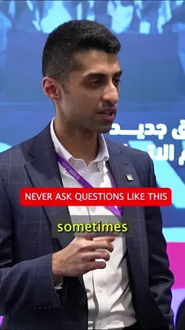 Never ask questions like this... Want to be a memorable speaker? Check link in bio