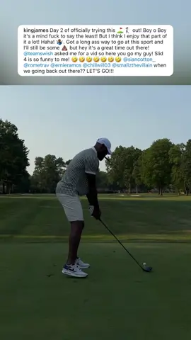 LeBron on the golf course with the boys 🤝 #golf #golftok #golftiktok #kingjames #lebron #lebronjames #NBA