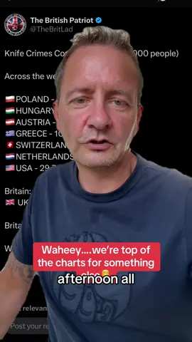 #knives #knifecrime #ukcrime #crimestatistics #knifecrimestatistics #london #mayoroflondon #sadiqkhan #leaving #emigrating @GB News @TikTokTaxiChick @Frenchy_471 @Angryrant613. @Bruce Unfiltered @Simon bad ass ninja @T-K-Tropicano @Rupert Lowe Mp 