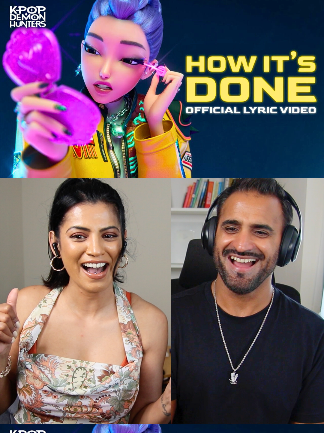 How It’s Done | KPop Demon Hunters Lyric Reaction! (Part 2) We just reacted to “How It's Done” from KPop Demon Hunters—epic vocals, killer beats, and demon-slaying style. What did you think? @netflix @sonypicturesanimation #HowItsDone #KPopDemonHunters #kpop #howitsdonereaction #reaction #MusicTok #kulartalks #whattowatch #movietok #filmtok #fyp