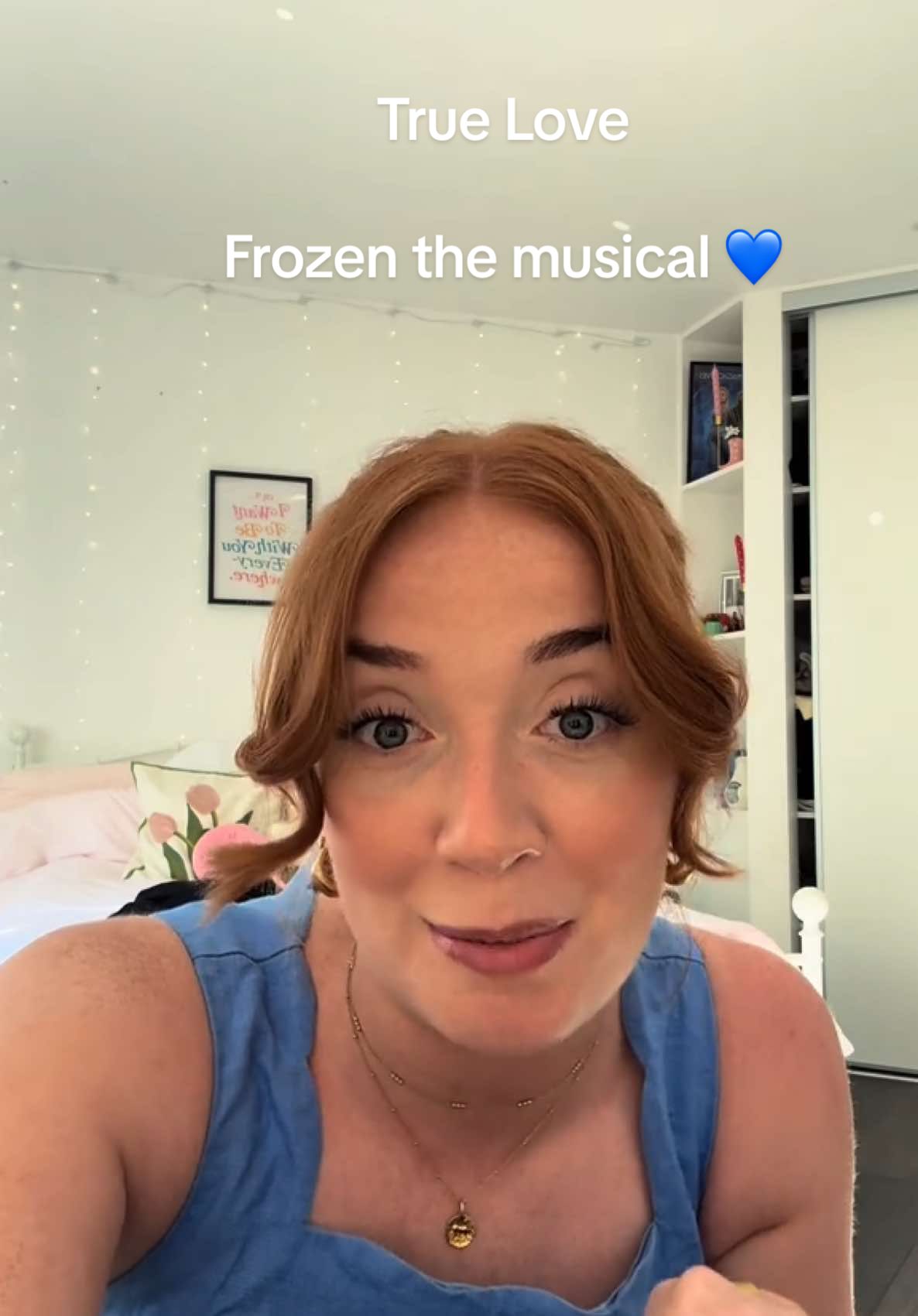 Thought I’d cover this beauty!! ❄️ True Love Frozen 💙#frozen #frozendisneyplus 