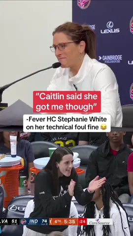 Caitlin Clark offered to pay her head coach’s fine 😅 (via ScottAgness/X) #WNBA #basketball #indianafever #caitlinclark 