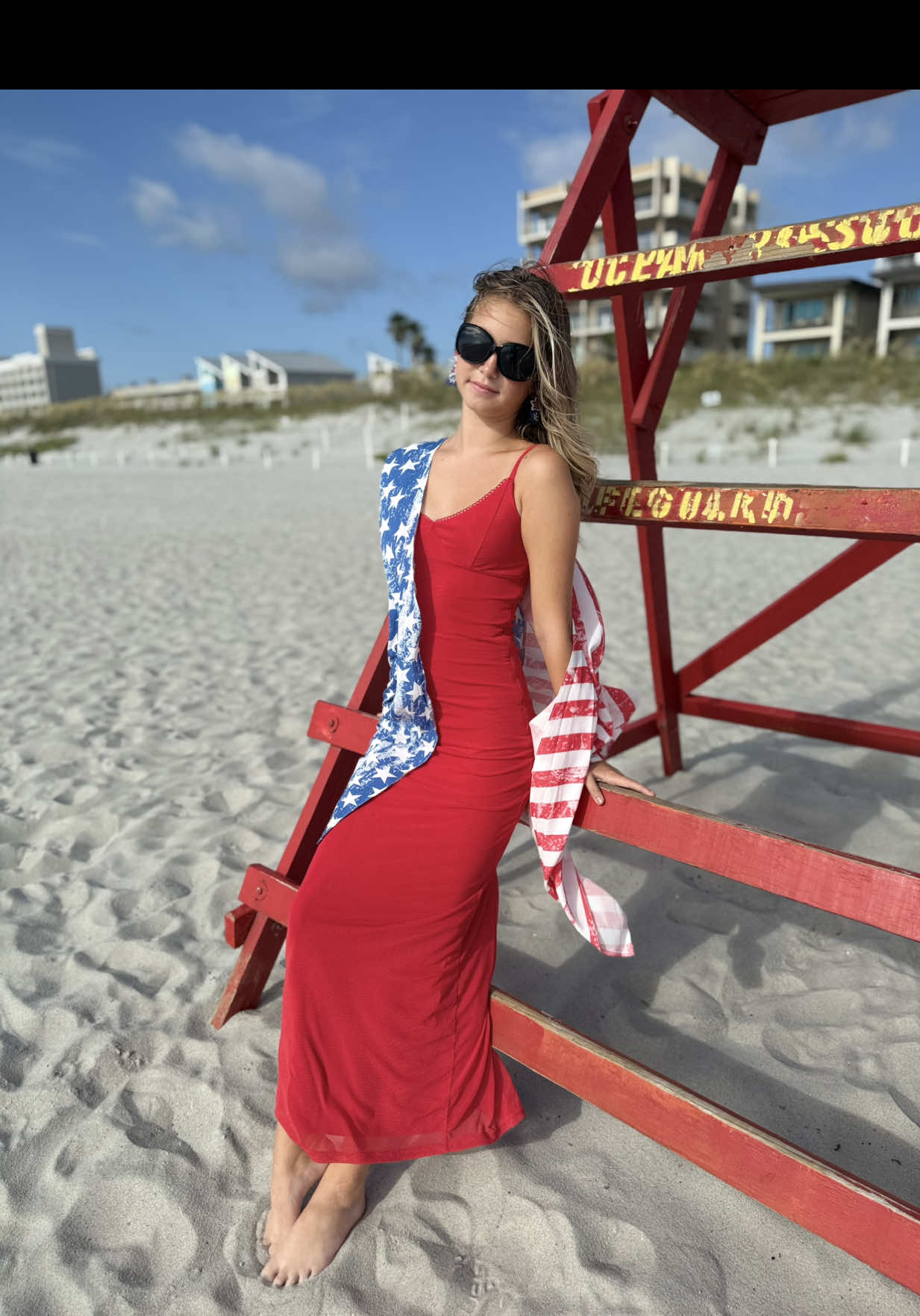 ❤️💙Happy 4th of July!💙❤️ I am hanging out with my family today along with swimming and playing tennis! Love you guys and have a great 4th of July!💋💋 Dress - @SolyHux  Website - www.allaboutaustyn.com #austynryli #allaboutaustyn #model #influencer #blogger #youtuber #dancer #ceo #teeninfluencer #teenfashion #floridalife #familyvacation #4thofjuly 