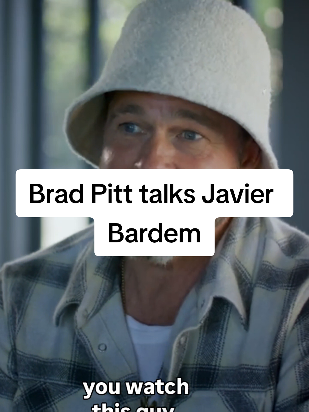 Brad Pitt talks about his bond with Javier Bardem  #f1movie  #bradpitt  #javierbardem 