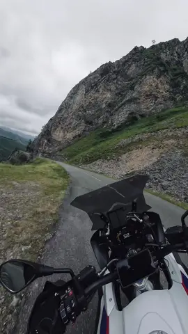 #france🇫🇷 #france #montagnes #mountain #pyrenees #moto #motorcycle #bike #bmwgs #paysages #road #peaceful #alone #clouds #sky #nature #forest @DJI Official @bmwmotorrad 