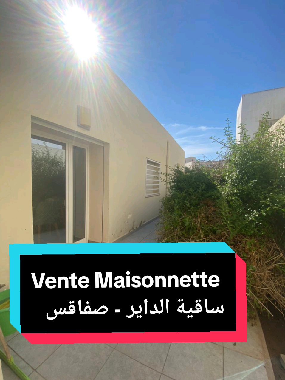 🟢𝐎𝐩𝐩𝐨𝐫𝐭𝐮𝐧𝐢𝐭𝐞́ 𝐃𝐞 𝐯𝐞𝐧𝐭𝐞 𝐮𝐧𝐞 𝐌𝐚𝐢𝐬𝐨𝐧𝐧𝐞𝐭𝐭𝐞 🏡🏡 ❎𝐒𝐚𝐤𝐢𝐞𝐭 𝐄𝐥 𝐃𝐚𝐢𝐞𝐫 𝐒𝐟𝐚𝐱  ❎𝐏𝐫𝐢𝐱 𝐃𝐞 𝐯𝐞𝐧𝐭𝐞 :  𝟐𝟕𝟎.𝟎𝟎𝟎 𝐃𝐓  ❎𝐒𝐮𝐫𝐟𝐚𝐜𝐞 : 𝟐𝟎𝟐 𝐌²     #𝐆𝐄𝐌𝐌𝐀 #𝐈𝐌𝐌𝐎𝐁𝐈𝐋𝐈𝐄̀𝐑𝐄  Une petite maison 🏡 indépendante pleine pied au niveau sakiet Daier pas loin de Géant  ♦️Composé par : ✅Salon ✅ Cuisine dans le garage  ✅ Salle d'eau WC avec douche  ✅03  chambres à couche  L une à l' usage séjour puisque avec porte coulissante  ✅ garage  Espace terrasse dans l entre et a l'entourage de maison  ℹ️ 𝑷𝒐𝒖𝒓 𝒑𝒍𝒖𝒔 𝒅'𝒊𝒏𝒇𝒐𝒓𝒎𝒂𝒕𝒊𝒐𝒏𝒔 𝒗𝒆𝒖𝒊𝒍𝒍𝒆𝒛 𝒏𝒐𝒖𝒔 𝒄𝒐𝒏𝒕𝒂𝒄𝒕𝒆𝒓 :   ☎️+216 21.777.877   ☎️+216.90.677.183   ☎️+216 25.90.25.91 📍 Route Bouzayen km3 -Sfax  Gemma immobilière💬 gemmaimmobiliere@outlook.fr📨📧 #وكالةعقارية #صفاقس #agenceimmobiliere #sfax #agenceimmo