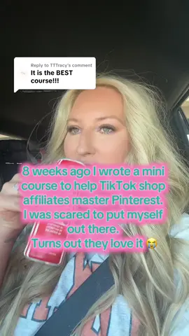 Replying to @TTTracy you’ll never know how much it means to me.  To hear your feedback. To know yall love it 😭  Do it.  Do it Scared.  Just do it. 🫶🏼  #makemoneyontiktok #pinterest #tiktokshopaffiliates 