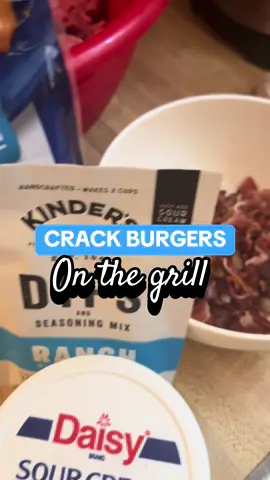 This recipe was sooo popular with my family, I decided to run it back…but on the grill this time and…so good🤌🏾 🔥  I saw @Kinder's Flavors Ranch and Onion Dip and Seasoning mixes on sale and because I love this brand so much, I had to scoop it them up 😋  the last time I made this I used Hidden Valley which was also amazing.  Of course the grill took these to another level, again 10/10!!  #grilling #burger #sogood #Recipe 