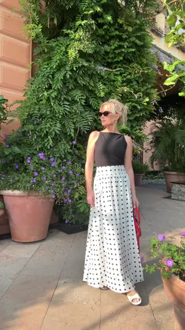 Wearing a maxi skirt with slits that blow in the wind makes me feel like the main character 