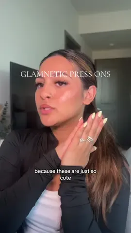 My fave press ons @Glamnetic 💛 Need these in every color!!!  #pressons #pressonnails #nails #nailinspo #nailset #glamnetic #glamneticnails #butteryellow #TikTokShop #dealsforyou 