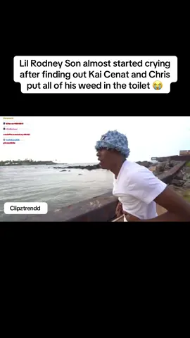 Lil Rodney Son almost started crying after finding out Kai Cenat and Chris put all of his weed in the toilet 😭 #tylil #tylilshow #kai #kaicenat #amp #ampsummer #agent #agent00 #chrisnxtdoor #viral #fyp #trending #reggie #girlhefunny1x #lilrodneyson #duke #dukedennis #ray #rayasianboy #2xrakai #rakai #dezz #punga
