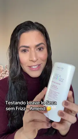 Como usar o Seca Sem Frizz da Amend?  Finalmente testei esse finalizador tão famoso e viralizo e te conto como usar + mostro o resultado no meu cabelo ondulado natural 😱 #amendinspira #tiktokshop #achadinhos