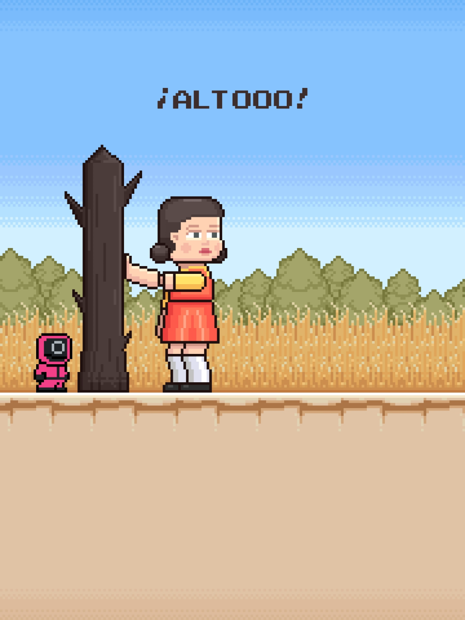 Alto!🚦🦑 @Squid Game Netflix  #squidgame #squidgameseason3 #pixelart