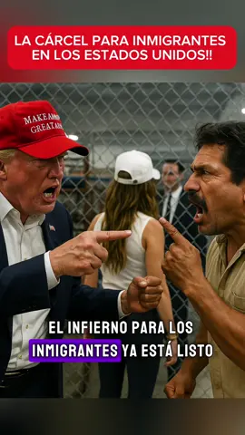 🚨URGENTE🚨 LA CÁRCEL PARA INMIGRANTES EN LOS ESTADOS UNIDOS!!! #breakingnews #news #us #trump #donaldtrump #eua #noticiastiktok #inmigrantes 