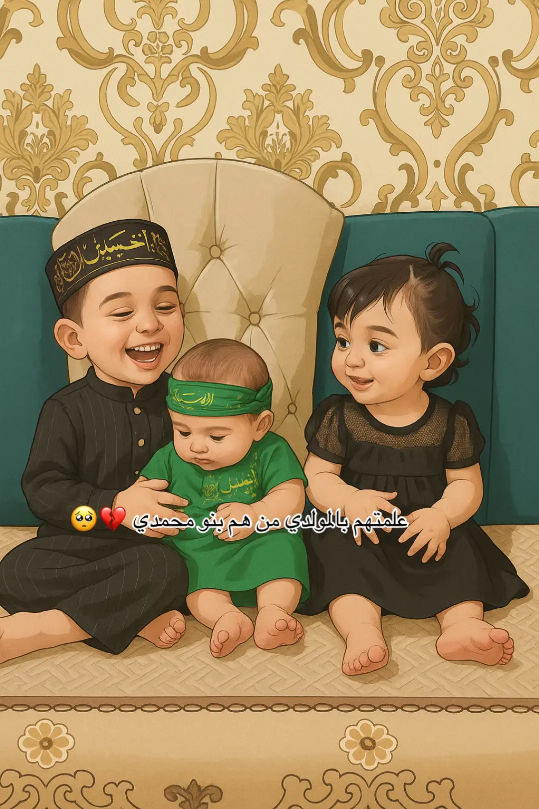 #ياعدتي_عند_شدتي 💔 #علمتهم_بالمولدي_من_هم_بني_محمدِ 🥺 #قصائد_باسم_الكربلائي  #محرم_1443_ويبقى_الحسين  #اطفال_الحسين_عليه_السلام  #الحسين_ثورة_خالده 