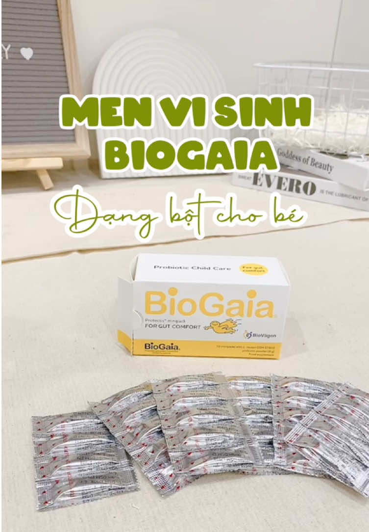 Men vi sinh #biogaia dạng bột cho trẻ sơ sinh tiện lợi cho các mẹ tham khảo #menvisinh #menbotbiogaia #loikhuan #menvisinhtusuame #hotrotieuhoa #hichifamily #mevabe #mebimsua #xuhuong #viral