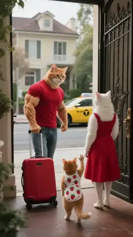 The stepmother cat's infidelity (Part 2) #Cute Pet Debut Plan #Little Cat AI Video #Record Daily Life of Cats #Cats with a Sense of the Camera #Cats