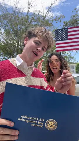 OUR BIG ANNOUNCEMENT 🥹🇺🇸 AFTER YEARS OF DREAMING ABOUT THE AMERICAN DREAM MY HUBBY IS OFFICIALLY A US CITIZEN 😭😭🇺🇸 JUST IN TIME FOR THE 4TH OF JULY ❤️❤️❤️ HAPPY AMERICA DAY 🇺🇸