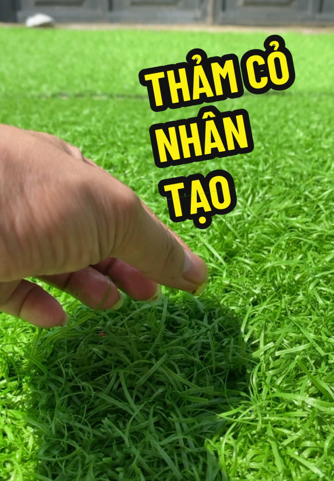 Thảm cỏ nhân tạo loại dày bền dùng làm sân bóng đá sân tiểu cảnh, sân vui chơi, sân chụp ảnh lưu niệm. Loại thảm cỏ nhân tạo dày 3 cm này có độ chắc rất cao không như những loại thảm cỏ loại mỏng dễ bị bung tróc khi sử dụng. Loại thảm cỏ nhân tạo này mọi người có thể thoải mái xịt nước rửa phơi khô chạy nhảy trên thảm cỏ vận động mà không sợ thả bị bung giống như những loại thảm cỏ nhân tạo mỏng. Loại thảm cỏ nhân tạo rất phù hợp để trang trí sân nền, giúp vui chơi đi lại vệ sinh hoạt động các môn thể thao trên thảm