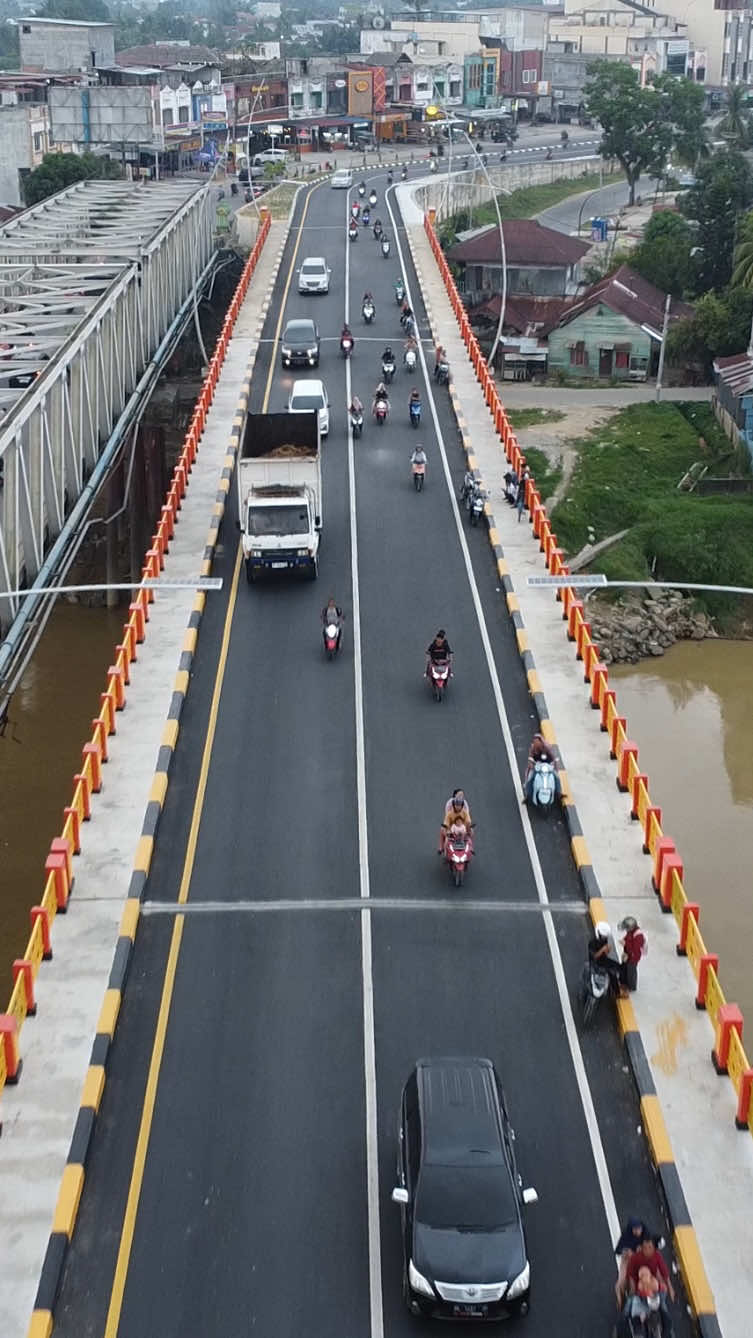 The new bridge in Aceh Tamiang