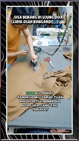 SISA BENANG DI UJUNG DOA (Lirik oleh BangArdi,,,,✍🏻) #SisaBenangDiUjungDoa #LaguReflektif #LaguPenjahit #Fyp #Viral #trending 