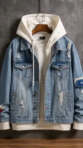 Jaket Jeans korean style Pria #jaketjins 