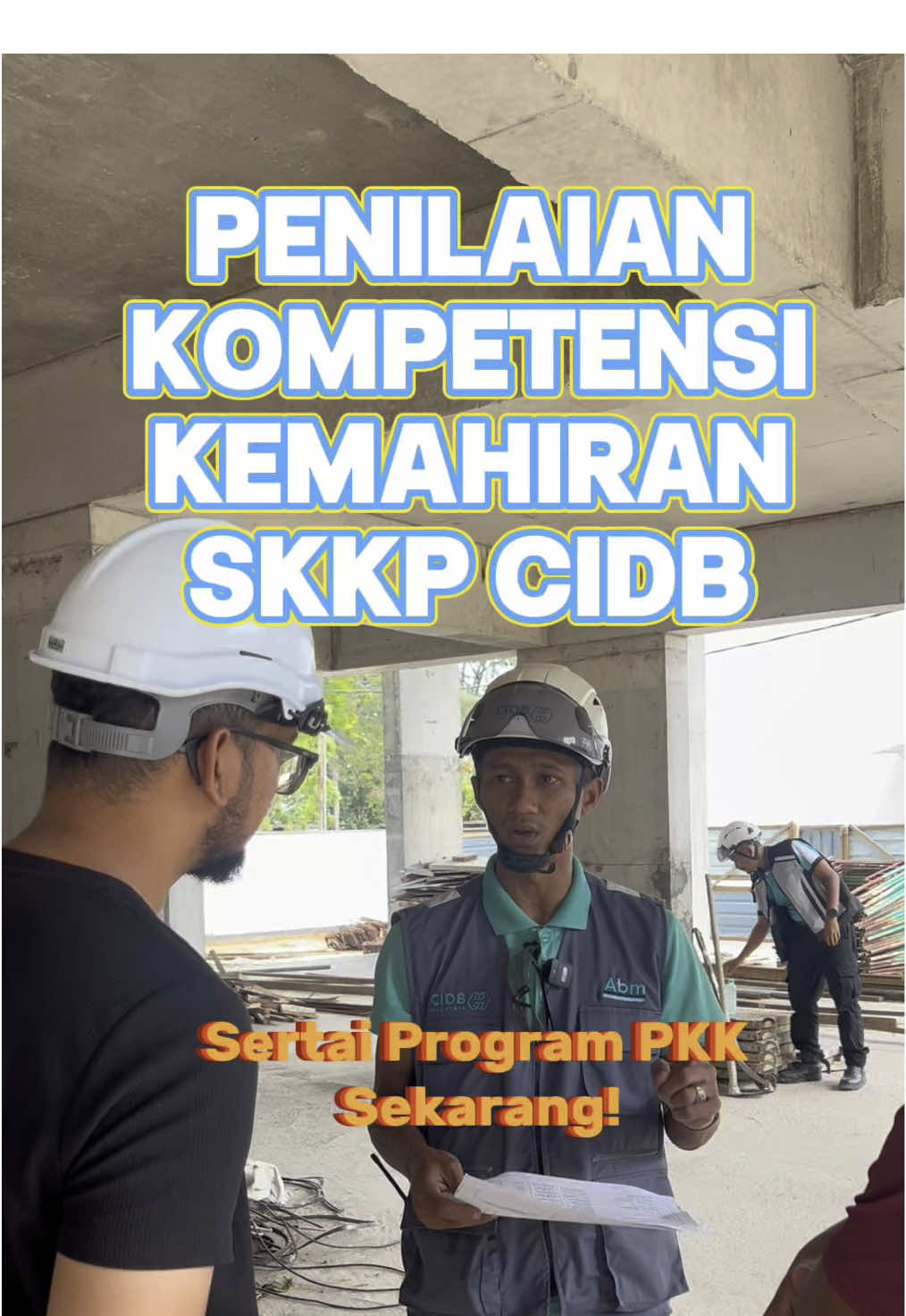 Jangan sampai site projek kena tutup CIDB! 😱 Daftar pekerja anda sekarang untuk dapatkan Sijil SKKP CIDB! Elak masalah, patuhi syarat – Keselamatan & Kompetensi No.1! #SKKP #CIDBMalaysia #PenilaianKompetensi #TapakBina #AkademiBinaanMalaysia #ABMUtara #TVETPembinaan #operasitapakbina
