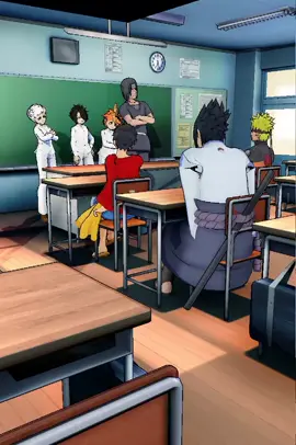 les nouveaux élèves #naruto #naruto #drole #parody #promisedneverland #itachi 